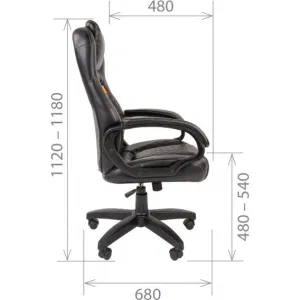 Кресло Chairman 432 черный (7028641) Кресло Chairman 432 черный (7028641)