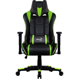 Кресло Aerocool AC220 AIR-BG черный/зеленый (AC220 AIR-BG) Кресло Aerocool AC220 AIR-BG черный/зеленый (AC220 AIR-BG)
