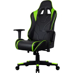 Кресло Aerocool AC220 AIR-BG черный/зеленый (AC220 AIR-BG) Кресло Aerocool AC220 AIR-BG черный/зеленый (AC220 AIR-BG)