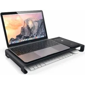 Подставка для ноутбука Satechi Aluminum Universal Aluminum Unibody Monitor Stand черная (ST-ASMSJ) Подставка для ноутбука Satechi Aluminum Universal Aluminum Unibody Monitor Stand черная (ST-ASMSJ)