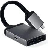 Адаптер Satechi Type-C Dual HDMI Adapter Grey (ST-TCDHAM)