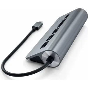 USB-хаб Satechi Type-C Aluminum USB Hub & Micro/SD Card Reader with Black Cable (ST-TCHCRM) USB-хаб Satechi Type-C Aluminum USB Hub & Micro/SD Card Reader with Black Cable (ST-TCHCRM)