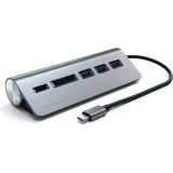 USB-хаб Satechi Type-C Aluminum USB Hub & Micro/SD Card Reader with Black Cable (ST-TCHCRM)