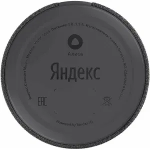 Умная колонка Яндекс Станция Мини черная (YNDX-0004B) Умная колонка Яндекс Станция Мини черная (YNDX-0004B)