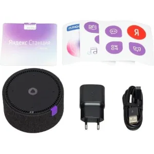 Умная колонка Яндекс Станция Мини черная (YNDX-0004B) Умная колонка Яндекс Станция Мини черная (YNDX-0004B)